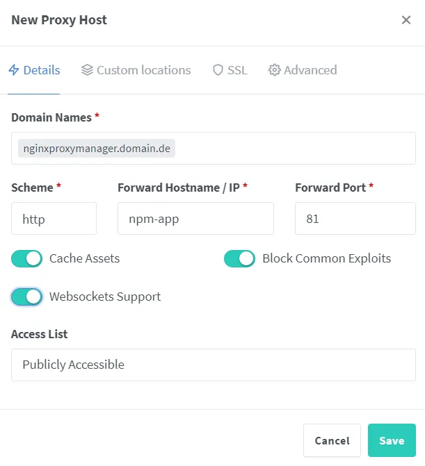 Proxy Host